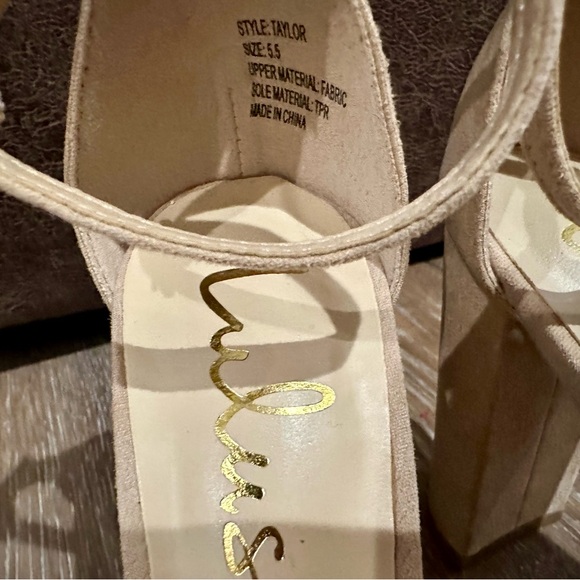 NWOB Lulus Taylor Natural Suede Ankle Strap Heels- Sz. 5.5 - Picture 7 of 7